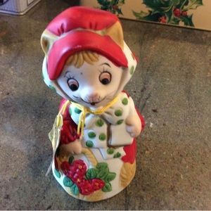 Jasco Critter Bells Collectible Fine Bisque Porcelain Handcrafted 1980